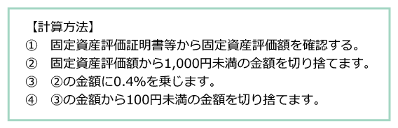 登録免許税の計算